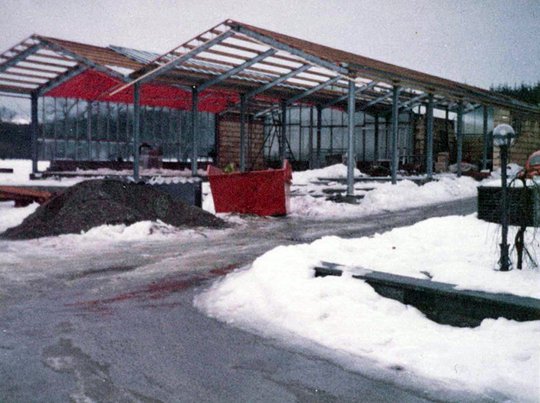 Gärtnerei Weisshaupt im Jahr 1982